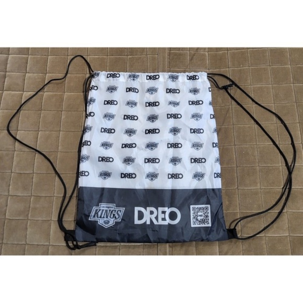Los Angeles Kings Draw String Backpack Fan Game Souvenir Sack NHL Tote - NWOT